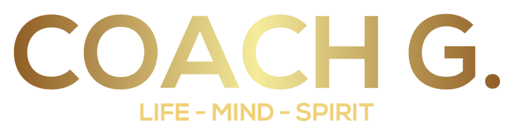 Gold-toned logo featuring the stylized phoenix emblem of Coach G, representing transformation and elite coaching programs for personal mastery and legacy.