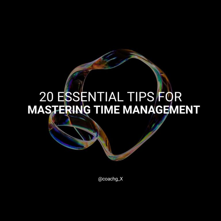 mastering time management