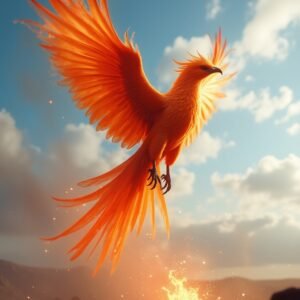 baby phoenix rising back to life after following a transformational coaching program