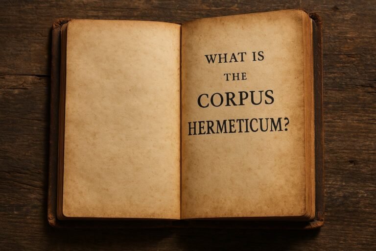 open page of the corpus hermeticum