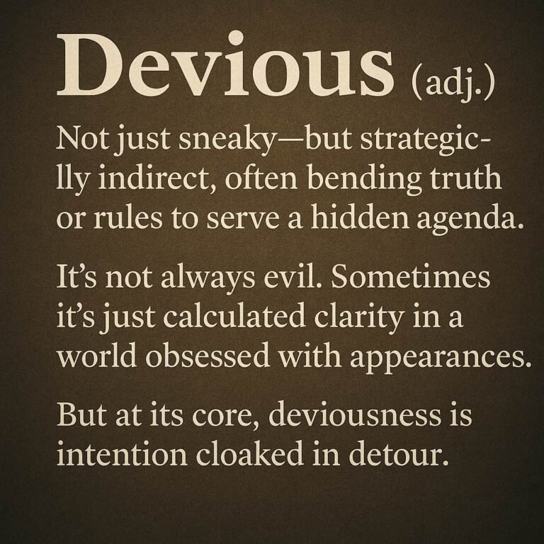devious teaching parenting