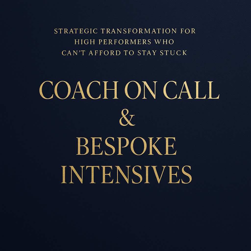 coach on call and bespoke intensives by Coach G and Gloria Life coaches in Dubai