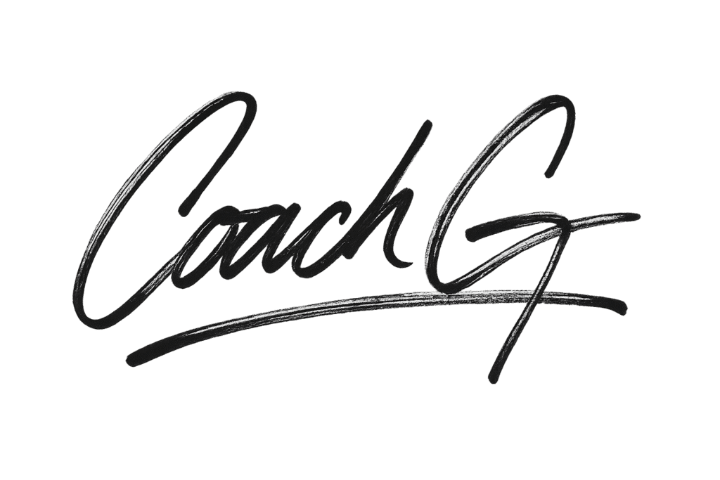 Coach G life coach Dubai Signature