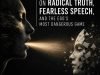 “Human profile speaking a beam of light into darkness, shattering a mask that represents the ego, with the title ‘On Radical Truth, Fearless Speech, and the Ego’s Most Dangerous Game’ in white minimalist typography.”